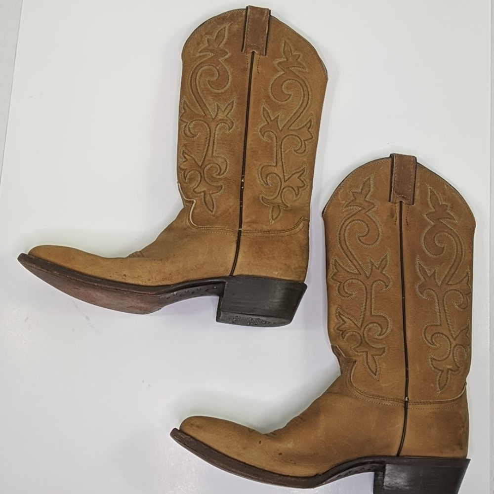 Justin buck bay apache cowboy boots - Picture 2 of 6